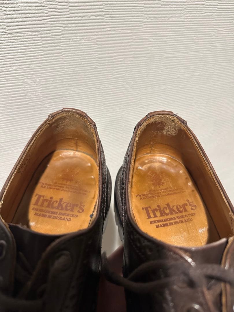 Tricker’s BOURTON UK8.5 コマンドソール／ダークブラウン
