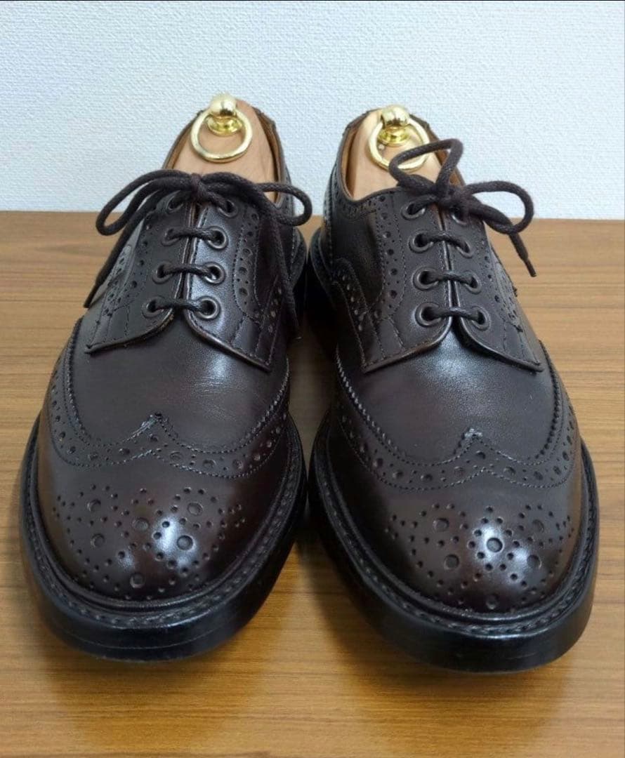 Tricker’s BOURTON UK8.5 コマンドソール／ダークブラウン