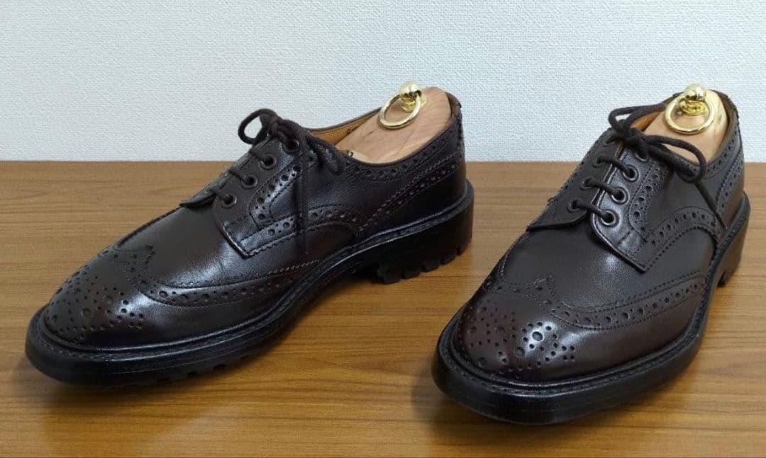 Tricker’s BOURTON UK8.5 コマンドソール／ダークブラウン