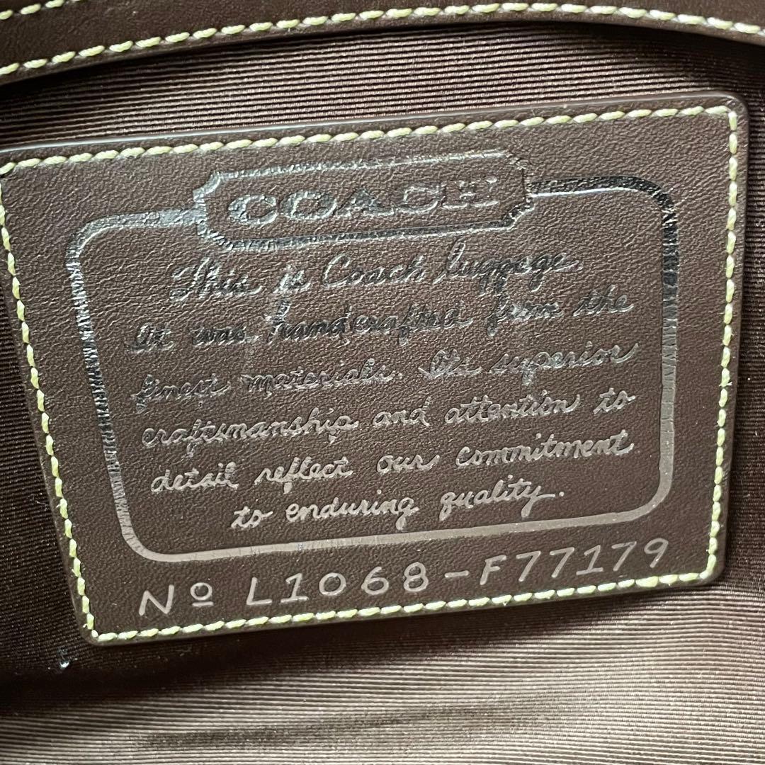 美品 COACH コーチ シグネチャー ボストンバッグ 2WAY F77179