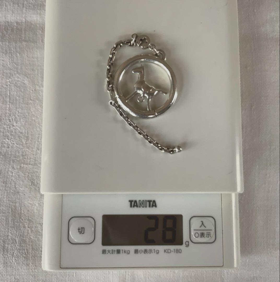 エルメス バッグチャーム キーホルダー 木馬 銀製 ヴィンテージ