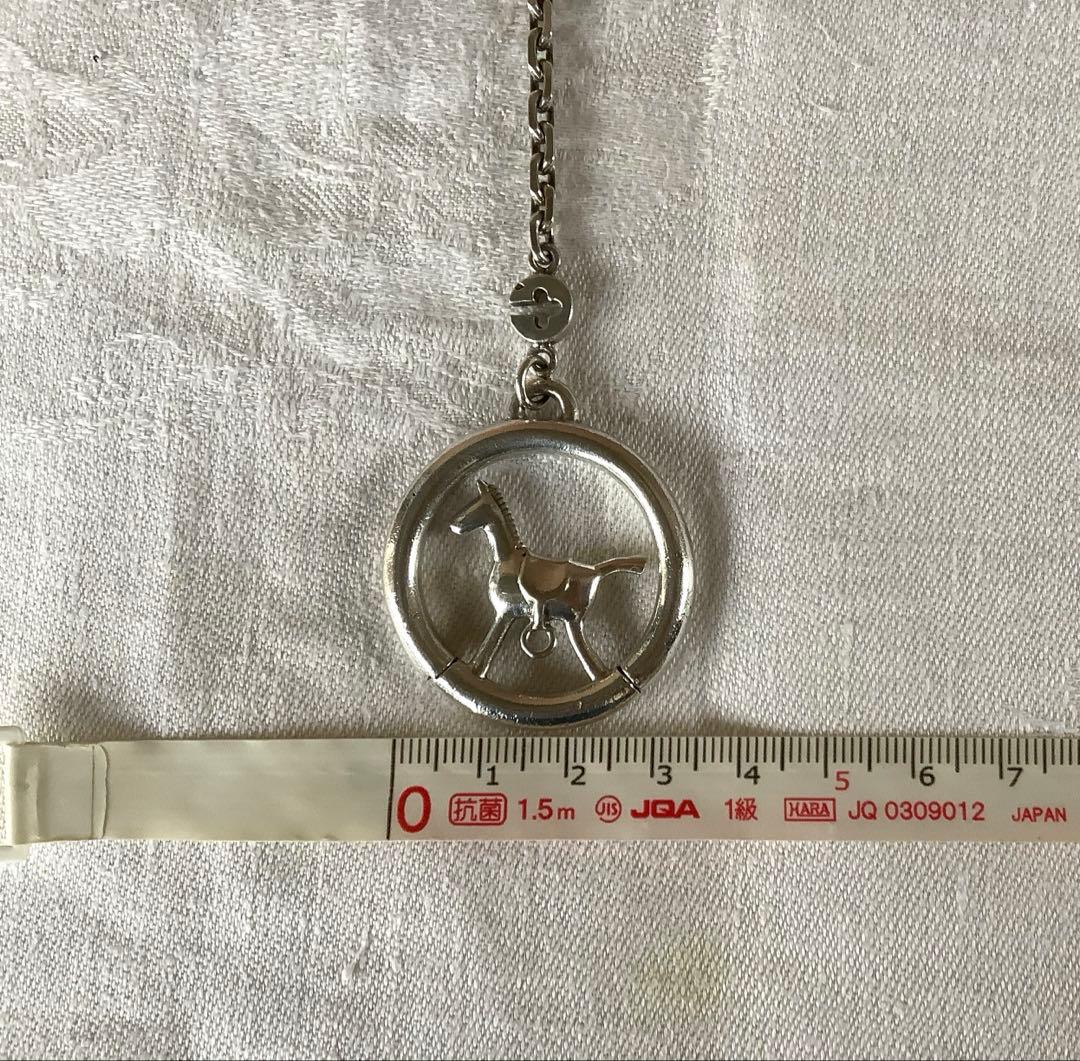 エルメス バッグチャーム キーホルダー 木馬 銀製 ヴィンテージ