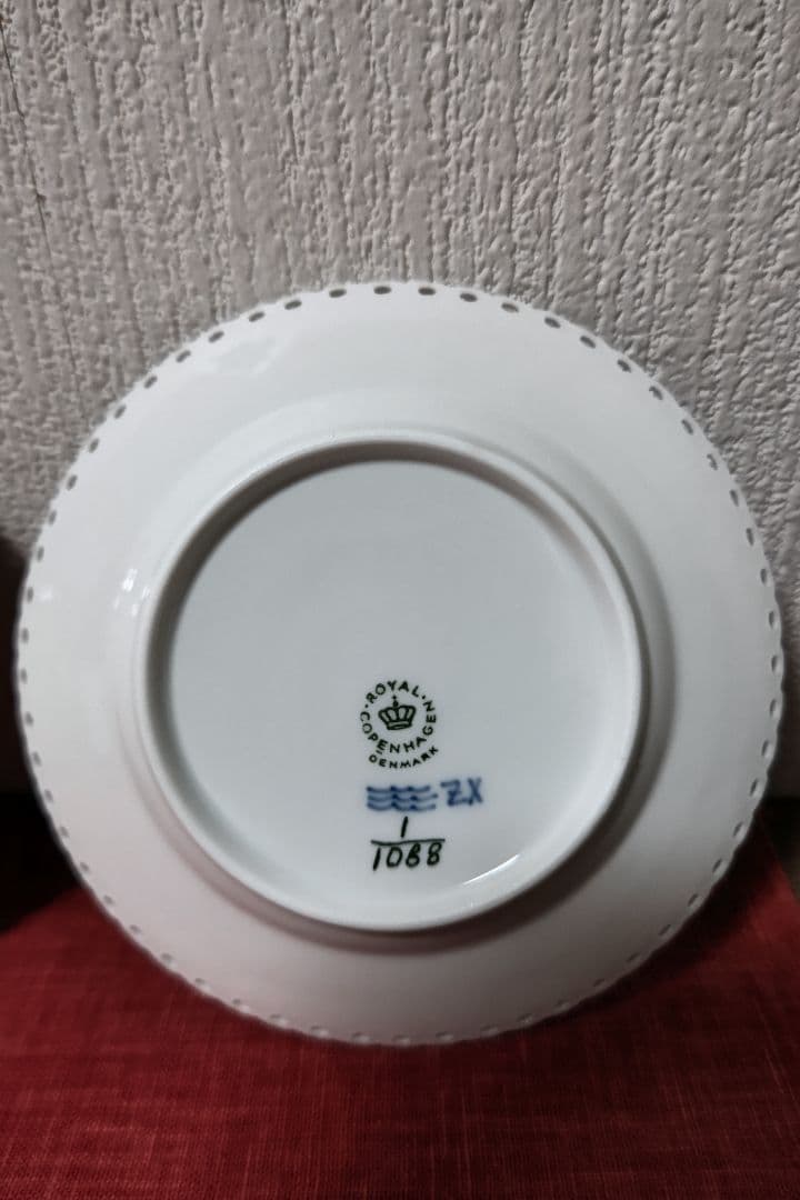 ロイヤルコペンハーゲン　ブルーフルーテッド　フルレース　小 皿 2枚　お値下げ可