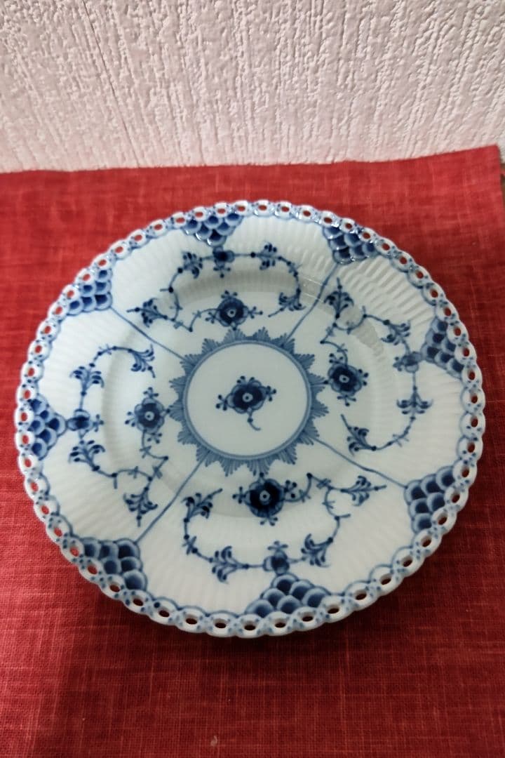 ロイヤルコペンハーゲン　ブルーフルーテッド　フルレース　小 皿 2枚　お値下げ可