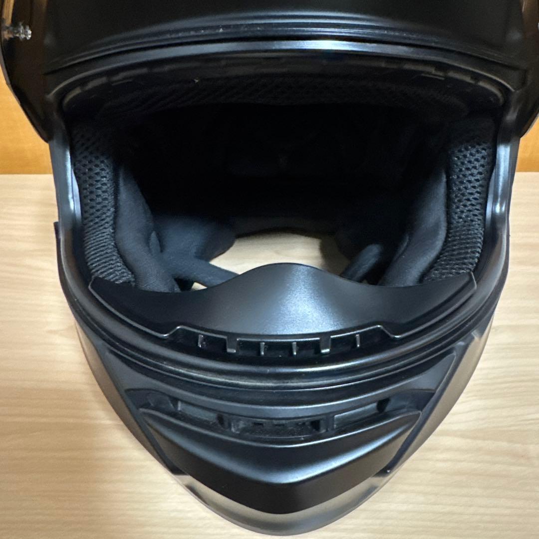 OGK kabuto SHUMA フラットブラック L ブルーミラーシールド付き