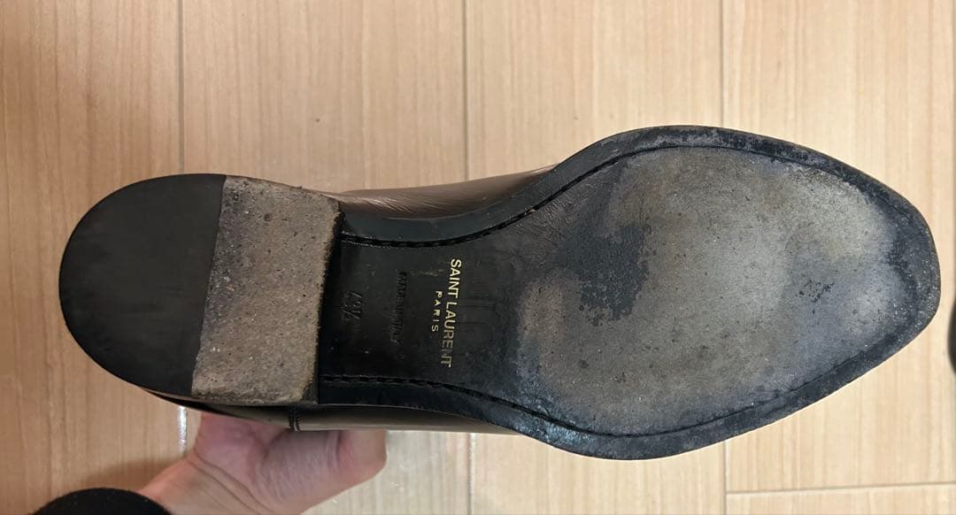 サンローランパリ　ワイアットチェルシーブーツ