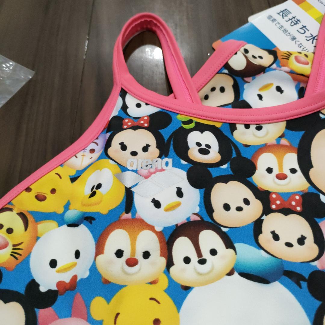 最終価格 新品 アリーナ 競泳 水着 ツムツム Oサイズ 数量限定 レア物