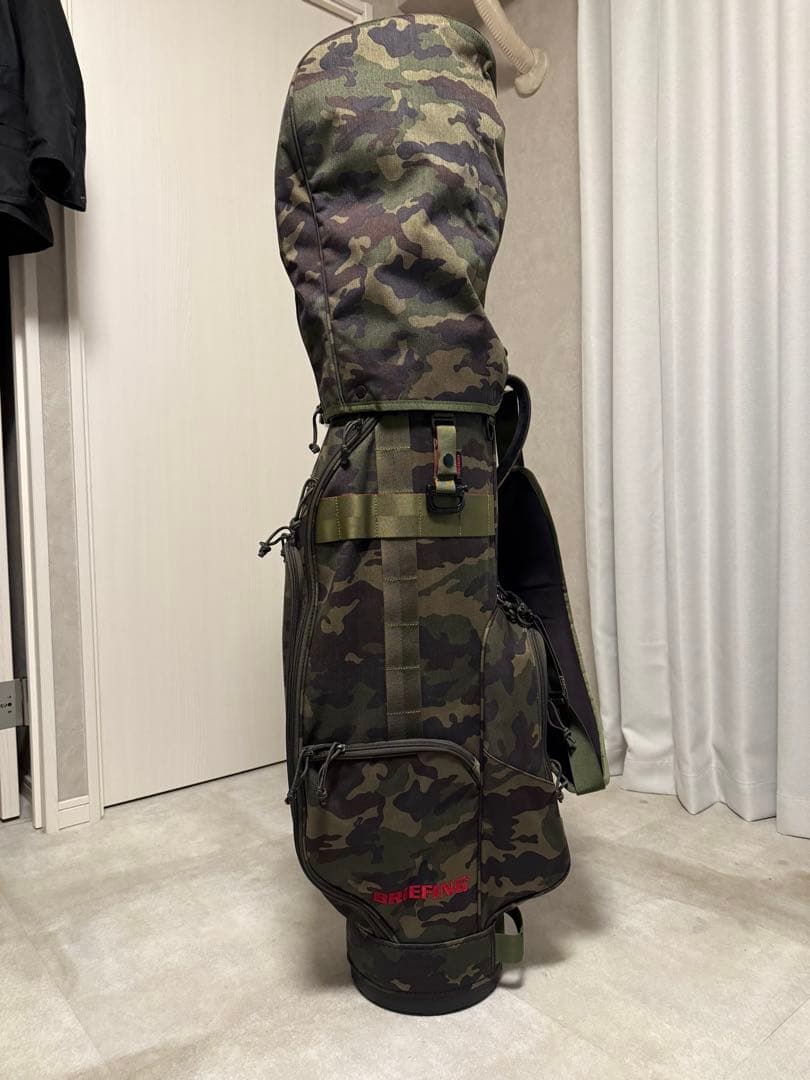月曜日までの出品ですBRIEFING キャディバッグ　美品　ブリーフィング