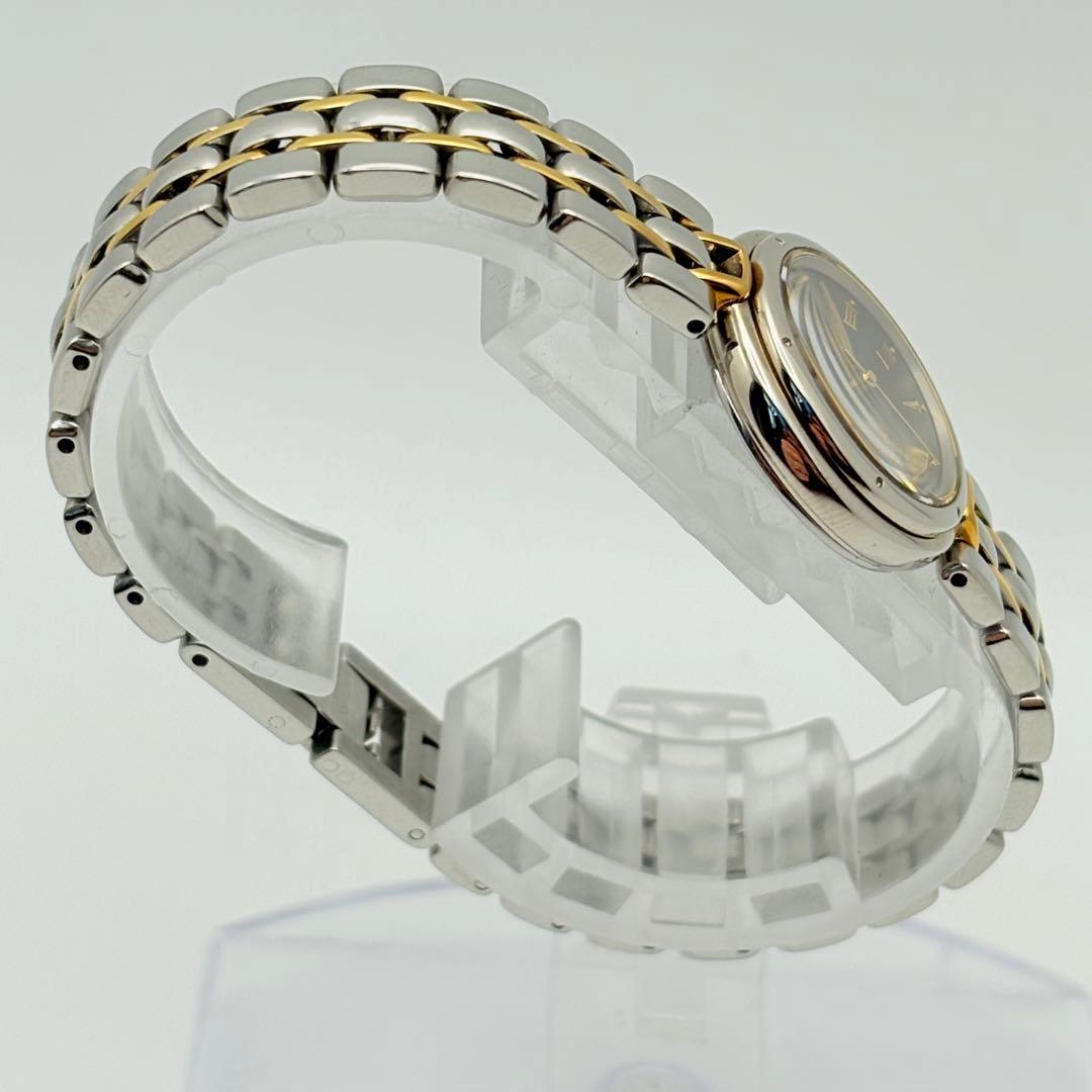 極美品 新品電池 SEIKO 腕時計 エクセリーヌ レディース コンビ ラウンド