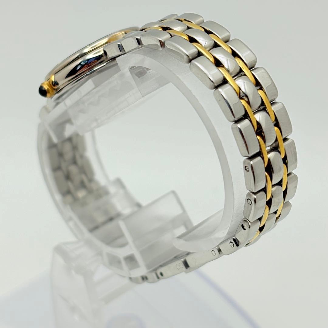 極美品 新品電池 SEIKO 腕時計 エクセリーヌ レディース コンビ ラウンド