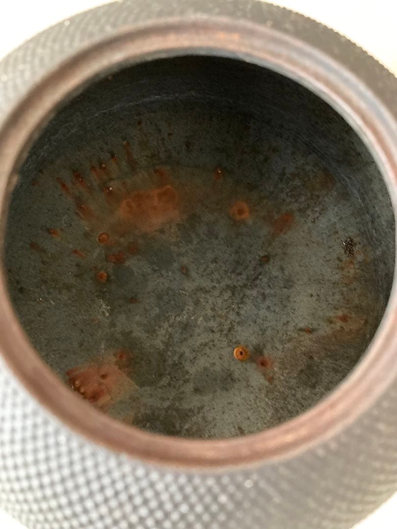 及源鋳造(O I G E N)南部鉄瓶　なつめアラレ1.2Ｌ【USED】