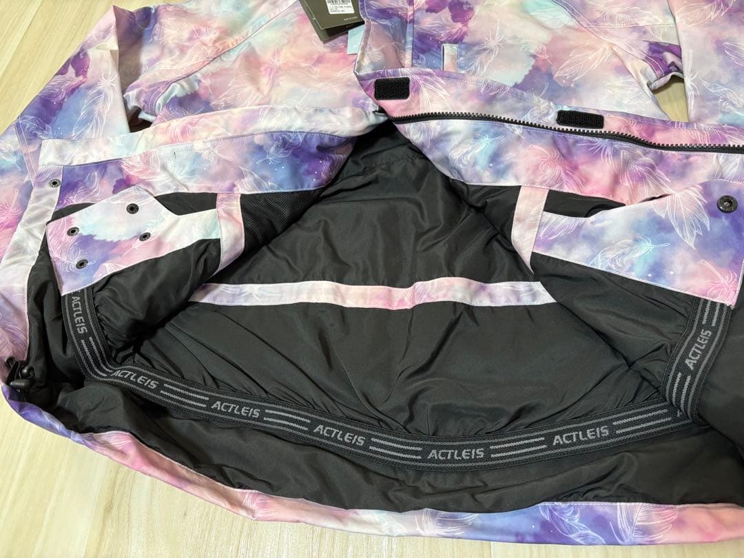 【スノーボードウェア女性用 パープル系 S】 上下セット