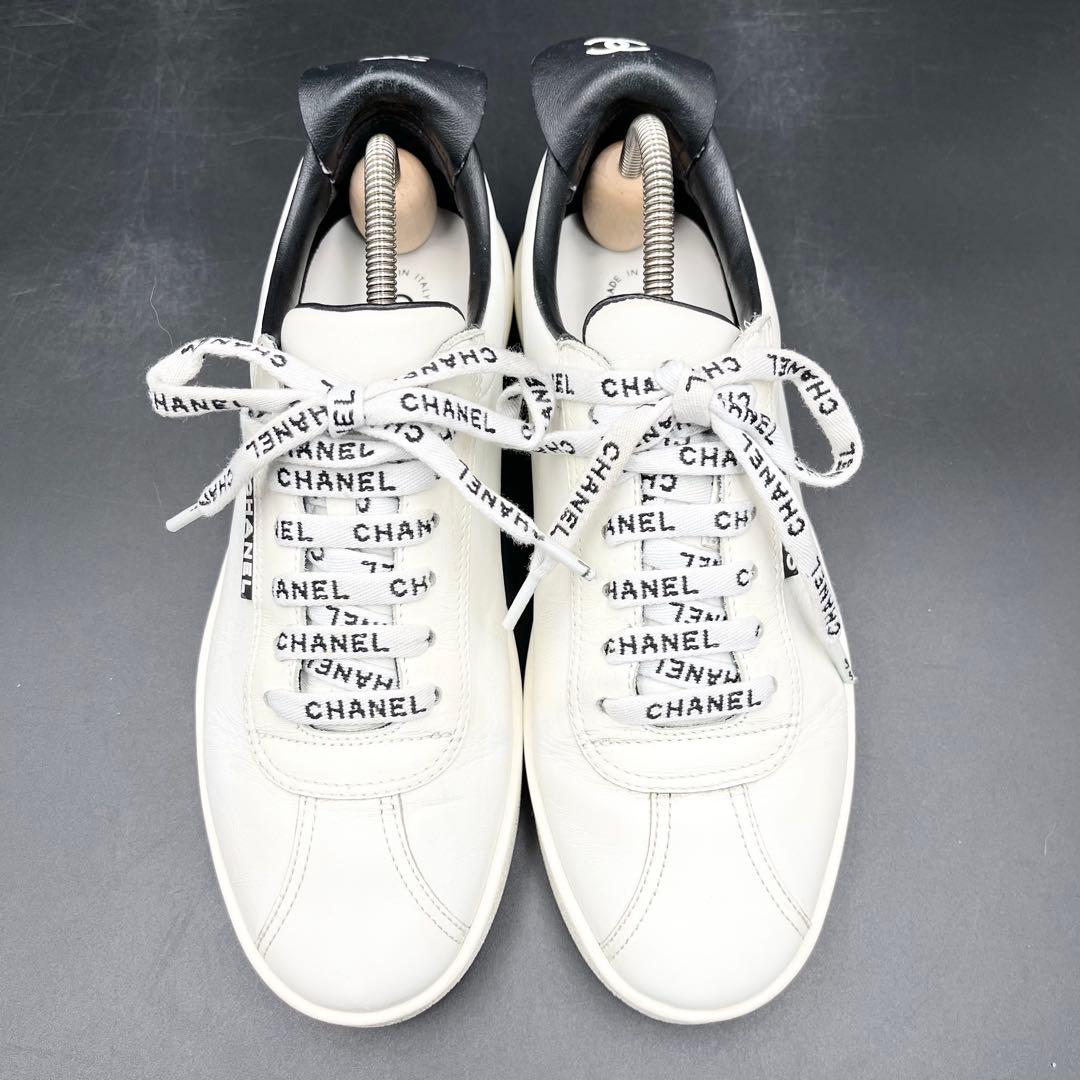 美品✨ シャネル ココマーク サイドロゴ レディース スニーカー