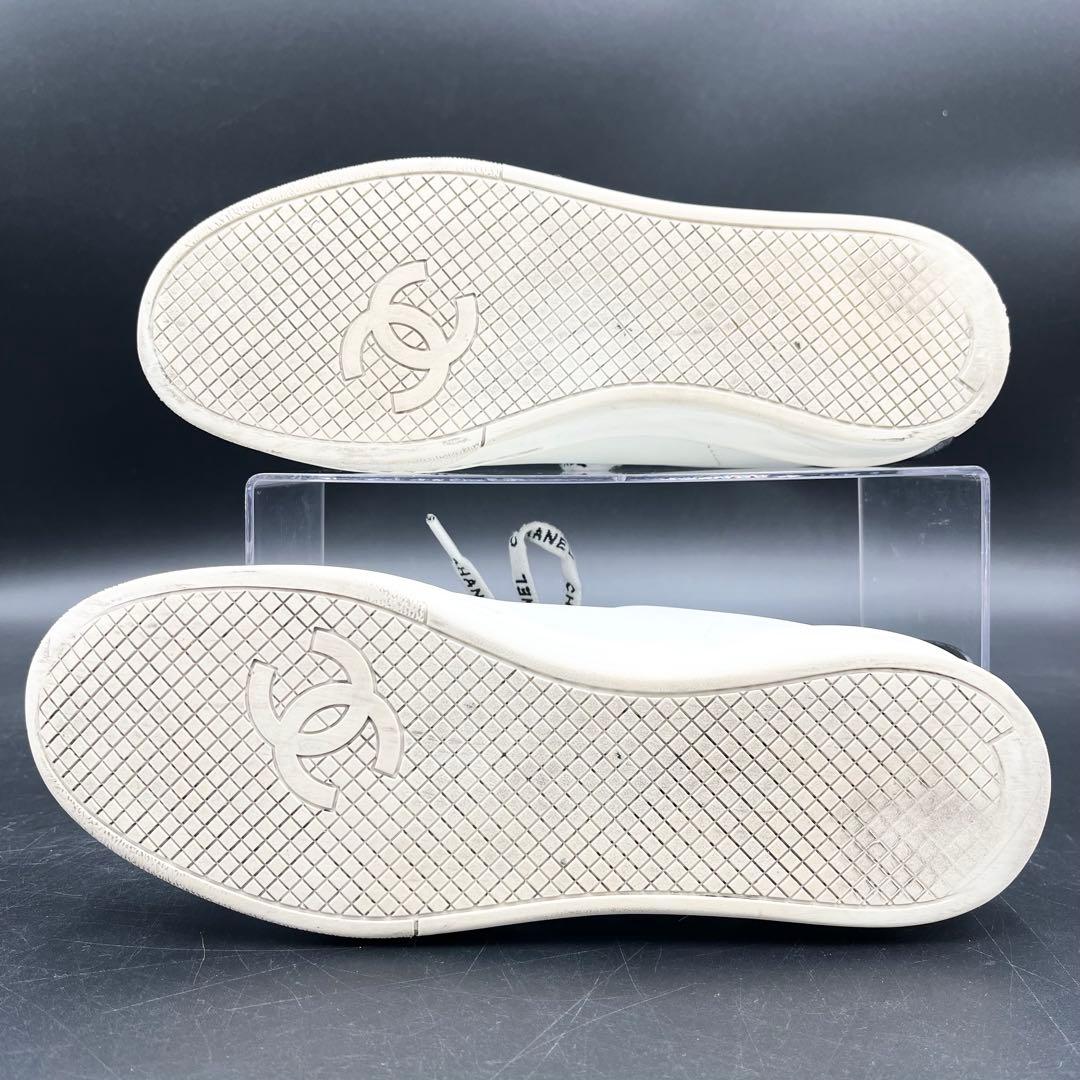 美品✨ シャネル ココマーク サイドロゴ レディース スニーカー