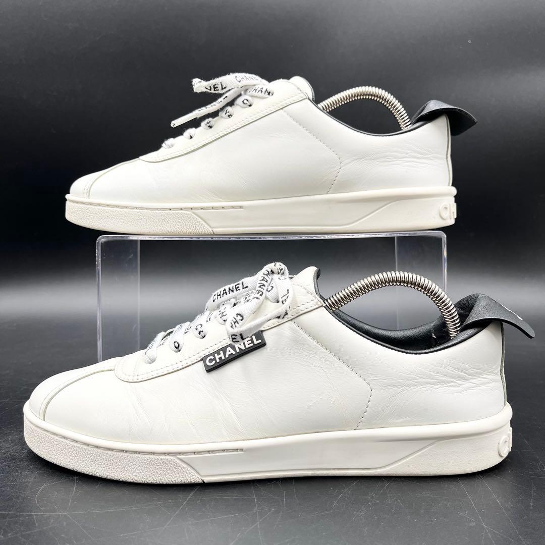 美品✨ シャネル ココマーク サイドロゴ レディース スニーカー