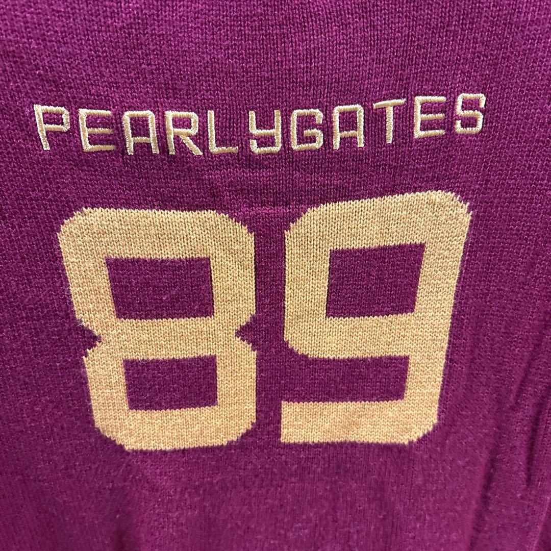 PEARLY GATES ワインレッド カーディガン