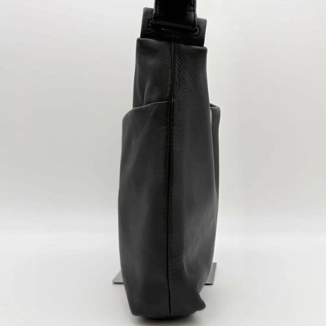 ear PAPILLONNER 2WAYレザーショルダーバッグブラック