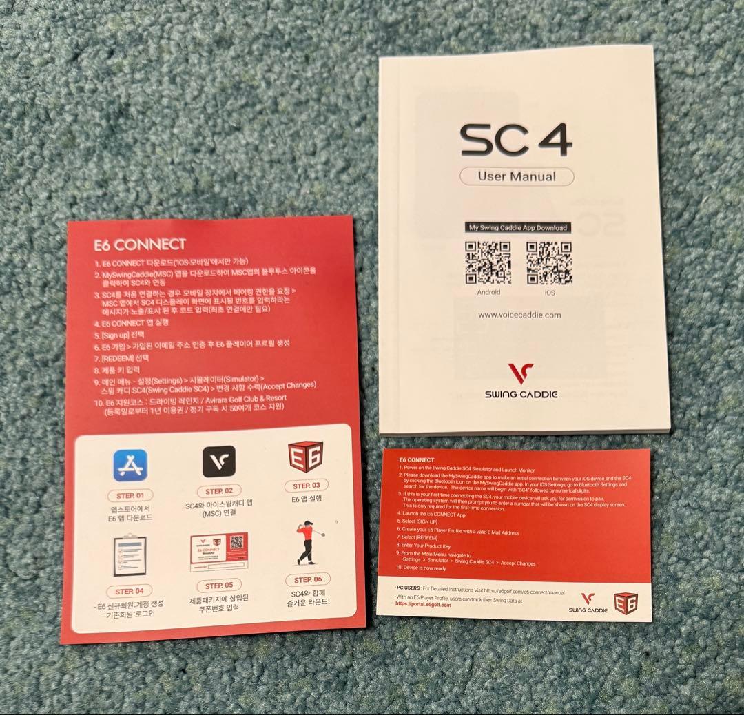 ボイスキャディ SWING CADDIE SC4 弾道測定器