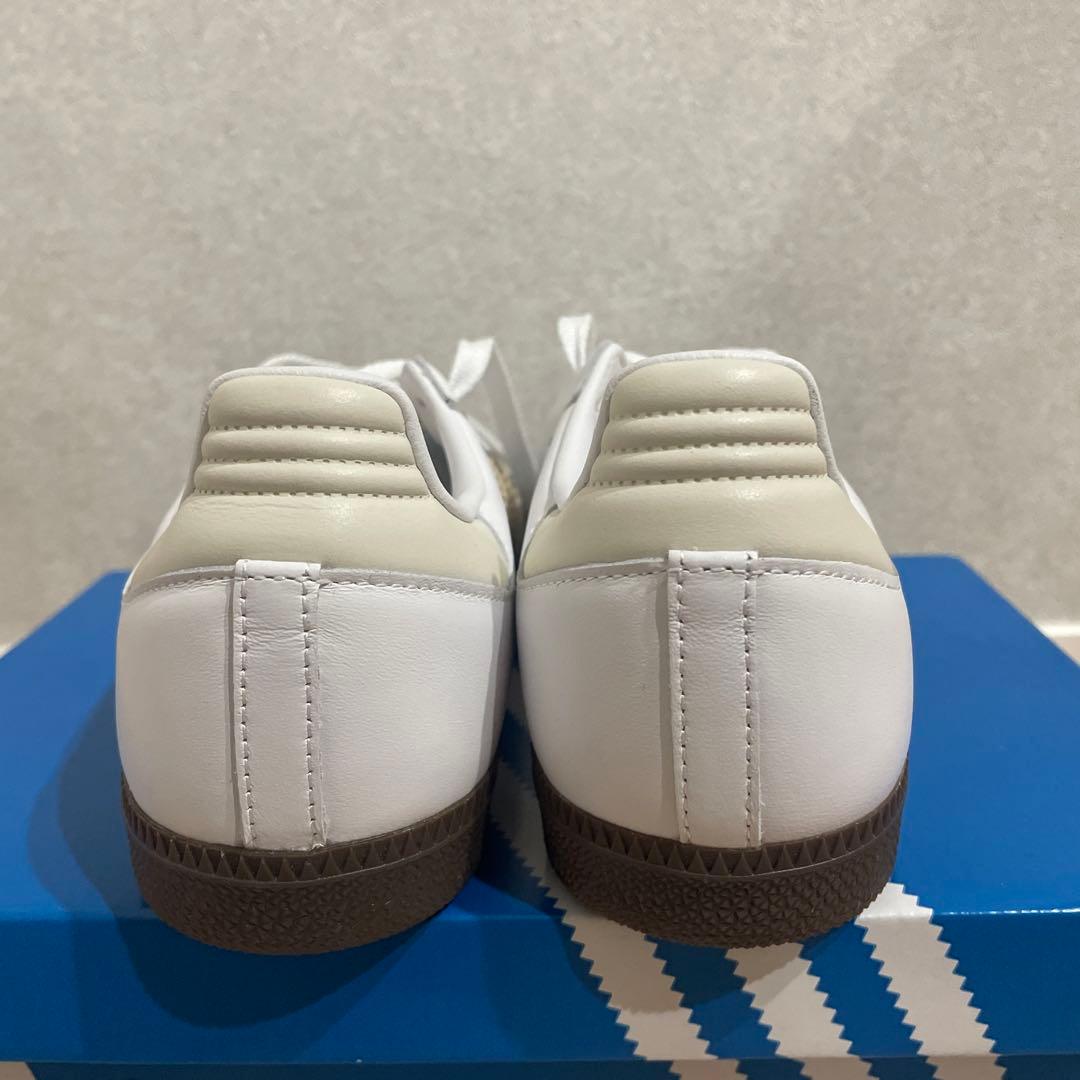 adidas SAMBA OG 23.5cmホワイト ベージュ スニーカー