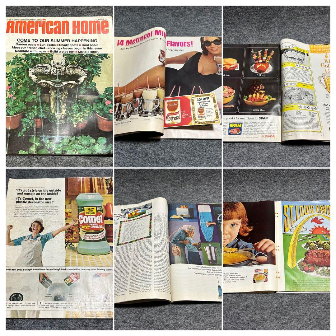 American  1960’s 雑誌 16冊セット インテリア