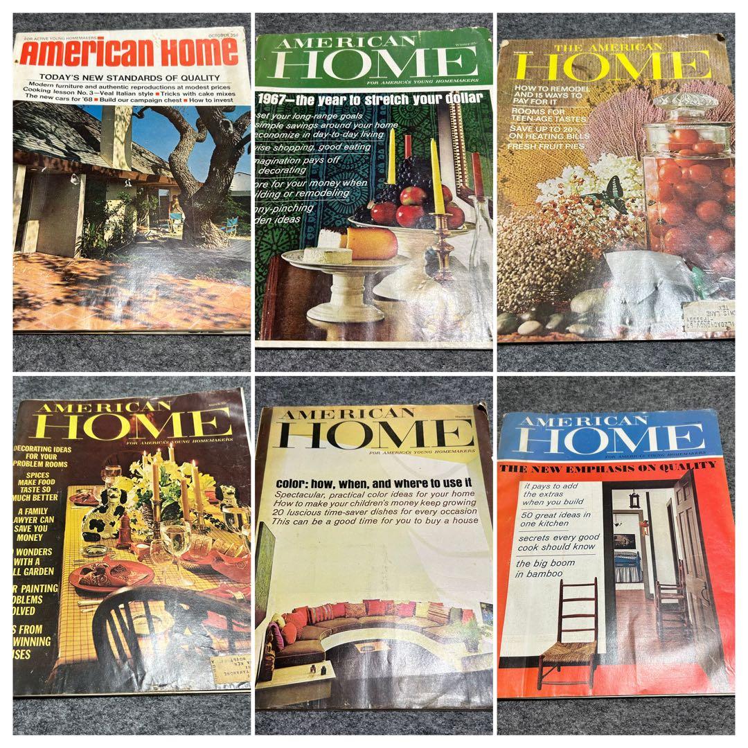 American  1960’s 雑誌 16冊セット インテリア