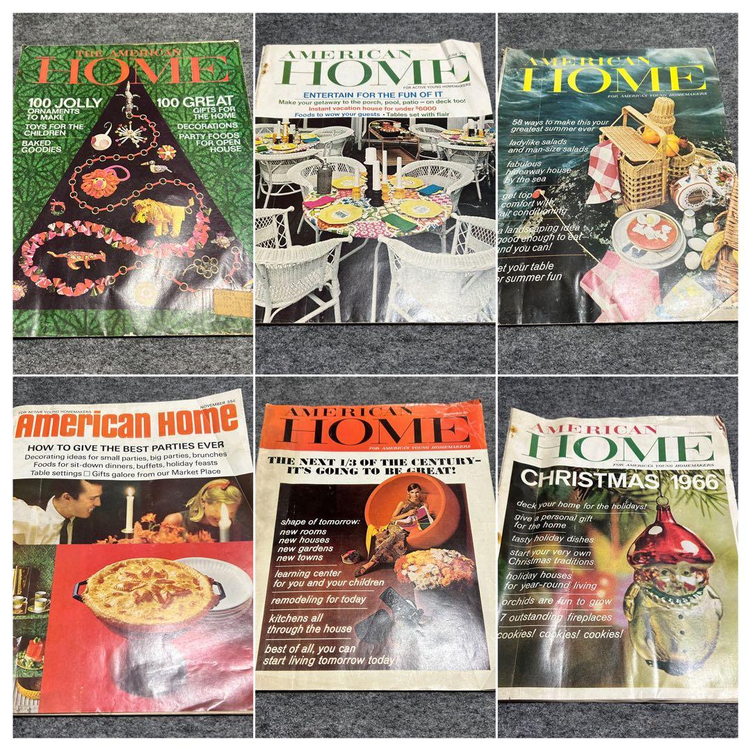 American  1960’s 雑誌 16冊セット インテリア
