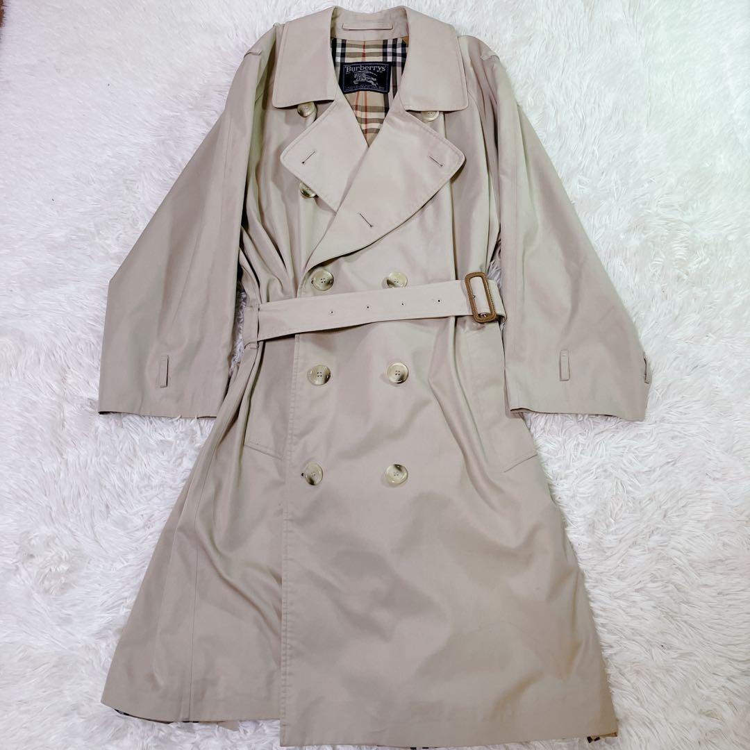 BURBERRYS トレンチコート ベージュ ノバチェック　ベルト付　丈100