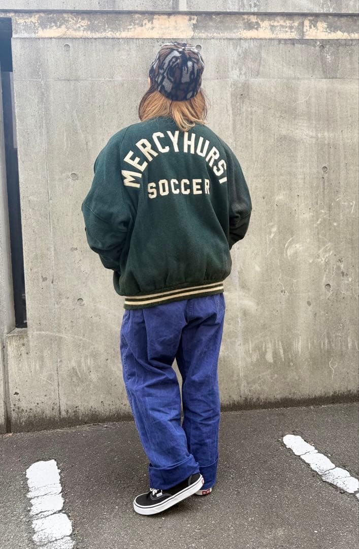 DeLONG スタジャン USA製MERCYHURST SOCCER