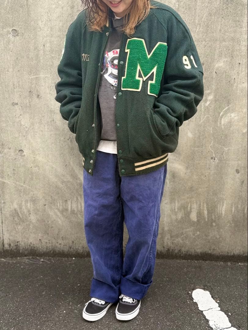 DeLONG スタジャン USA製MERCYHURST SOCCER