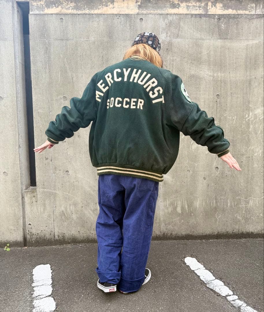 DeLONG スタジャン USA製MERCYHURST SOCCER