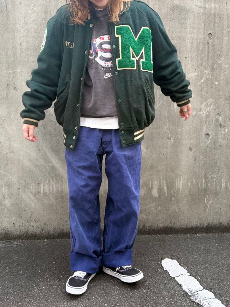 DeLONG スタジャン USA製MERCYHURST SOCCER