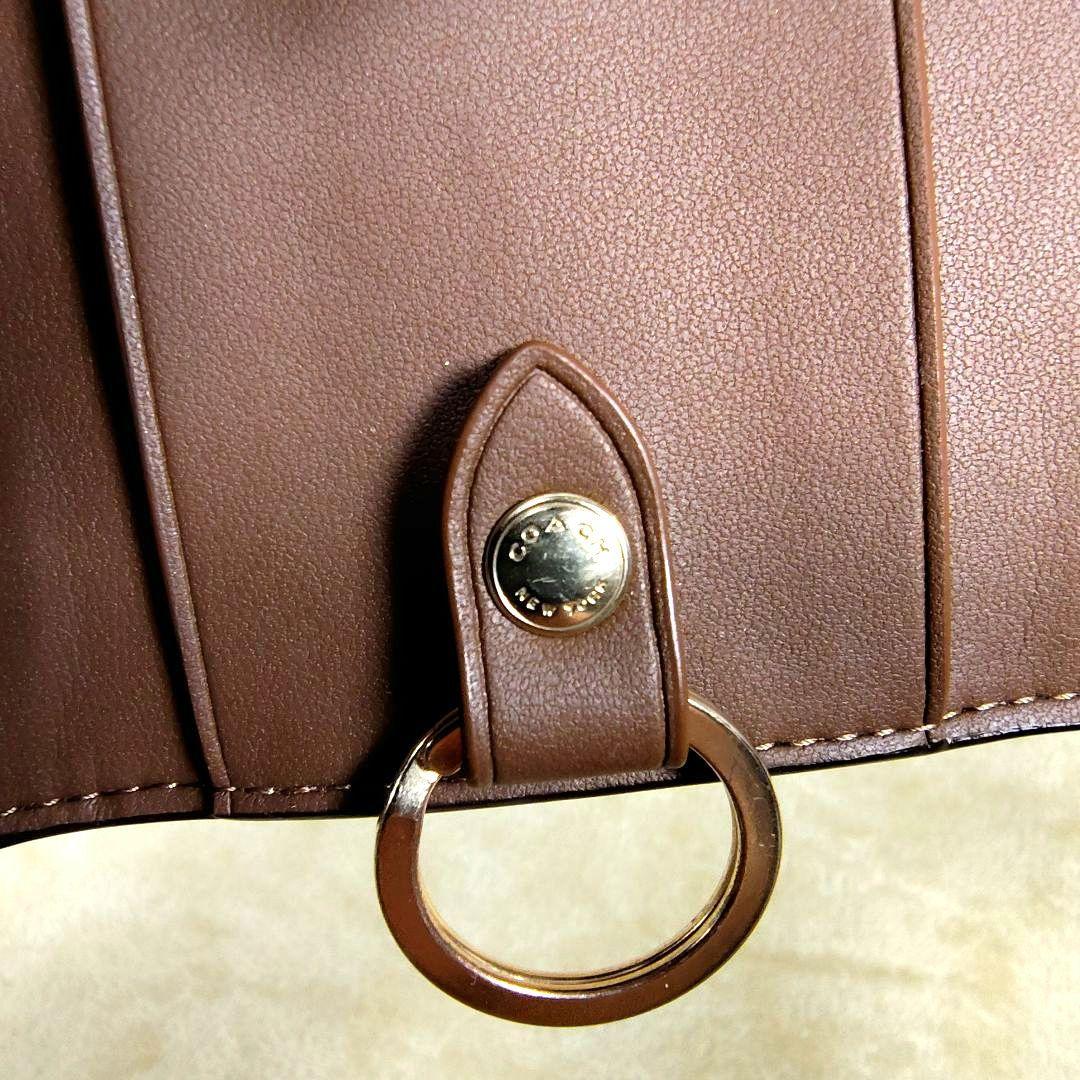 未使用級 コーチ レディース キーケース 5連 シグネチャー F77998 小物