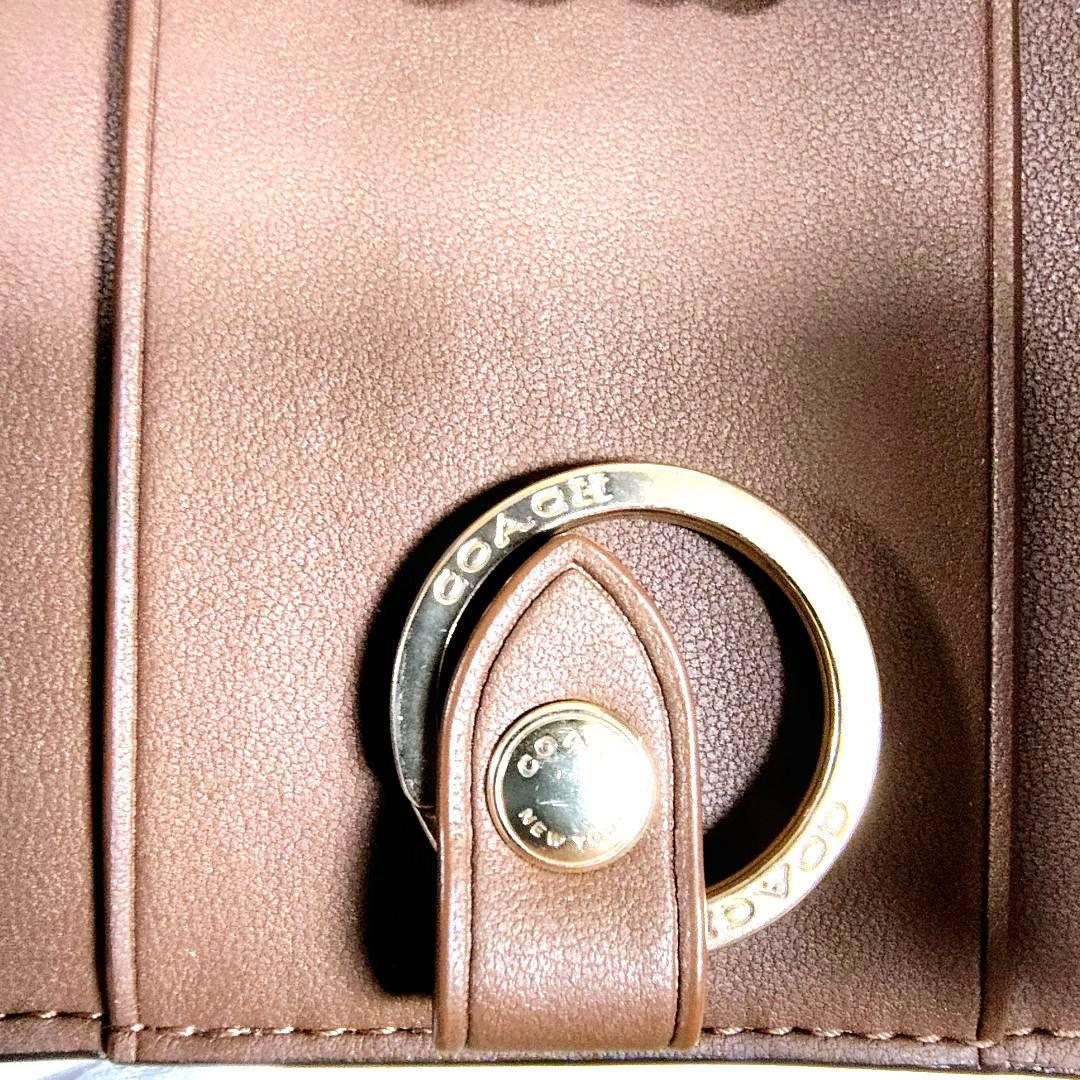 未使用級 コーチ レディース キーケース 5連 シグネチャー F77998 小物