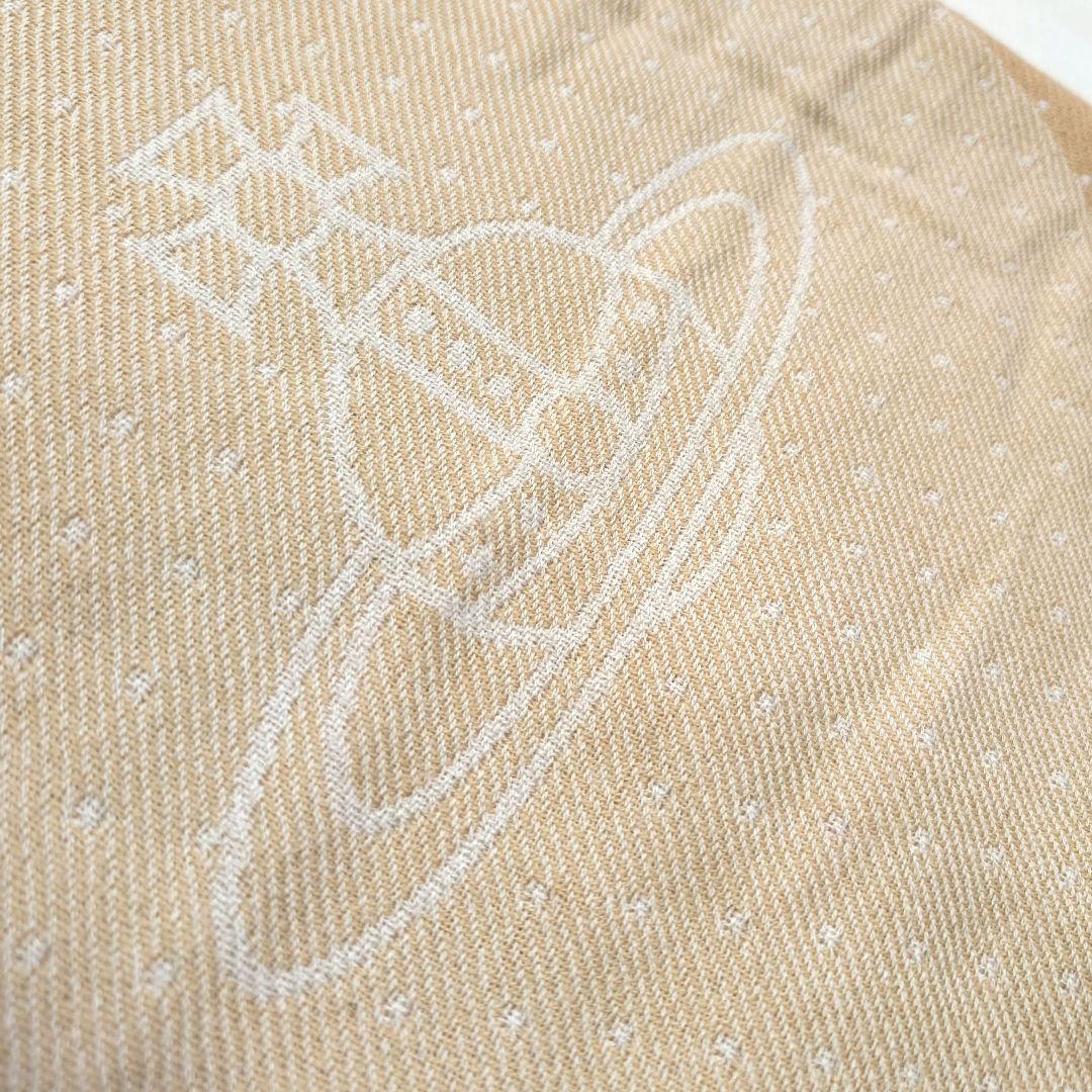 【Vivienne Westwood】イタリア製オーブロゴ・ウールマフラー