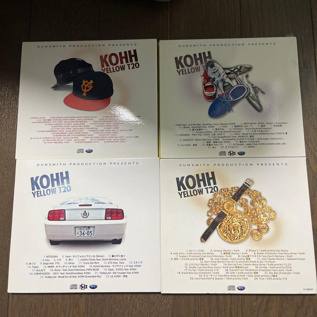 M*o様 kohh yellow tape T20 1〜4 hip-hop 千葉