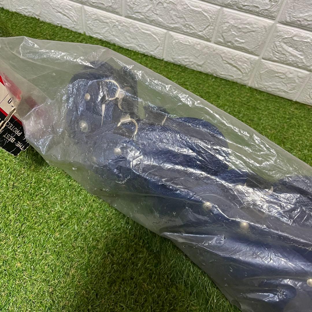 新品未使用 ベルガード キャッチャー用 JSBB レガース ネイビー L-150