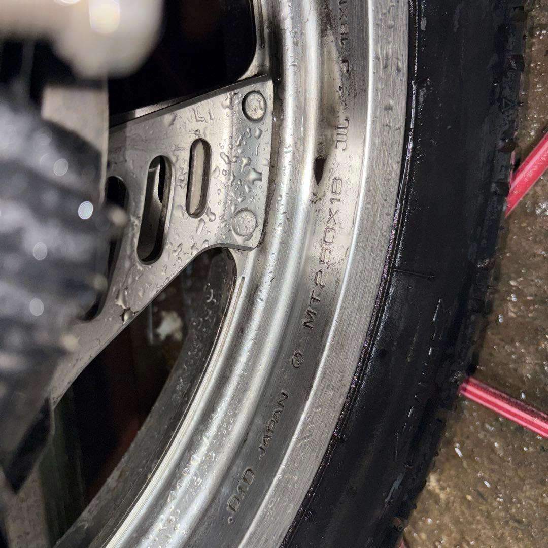 VF400F リアホイール　純正　CBX400F CBR400F 流用　ワイド