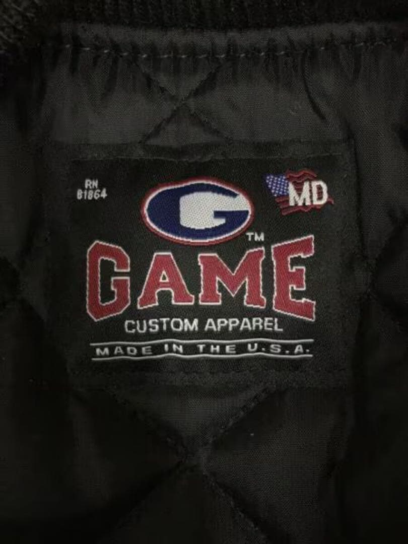 USA製 game sportswear サーコートVarsity Jacket