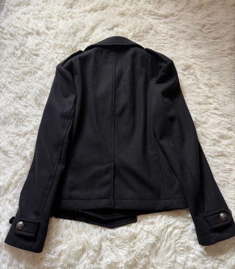 90s archive PPFM ナポレオンジャケット　ピーコート　ブラック