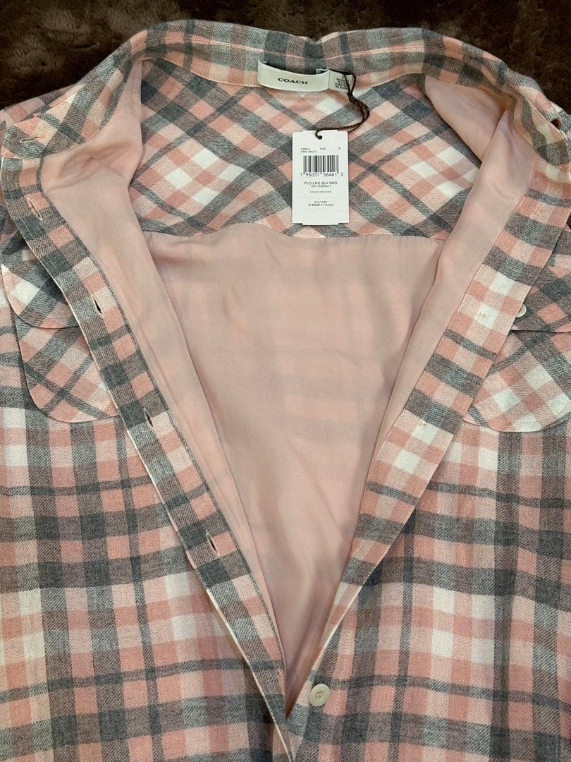 コーチ ロングワンピース ピンクマルチ 新品、未使用！