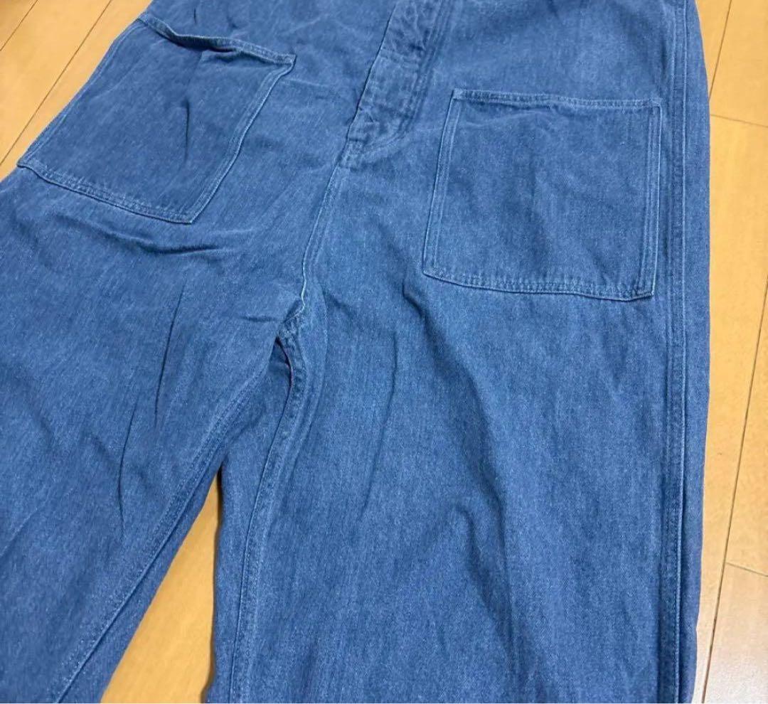 ネストローブ デニムデッキサロペット　nest robe