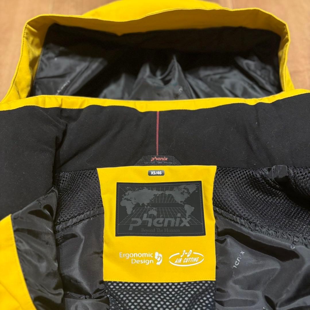 Phenixスキーウェアハイブリッドレガシージャケット Sイエロー フェニックス