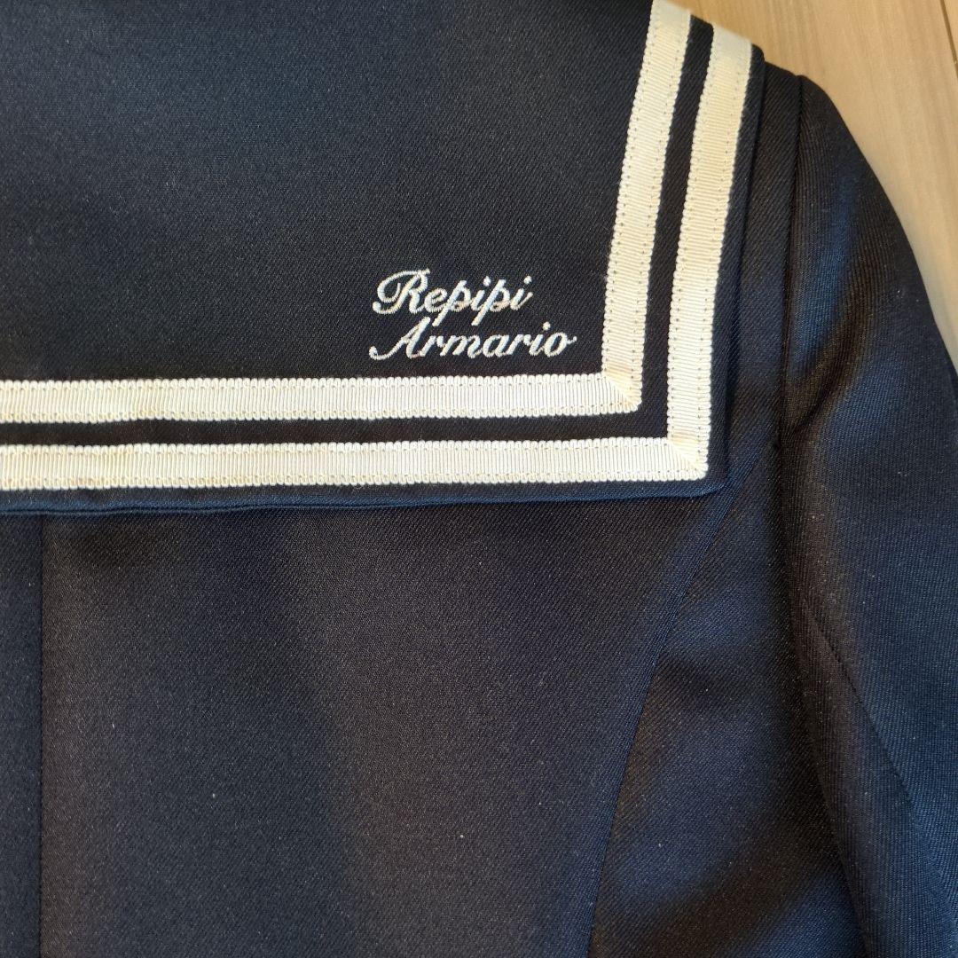 レピピアルマリオ セーラー襟スーツ 卒服3点セット150cm