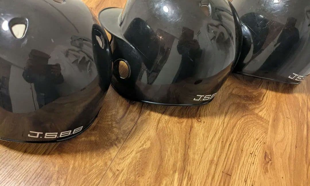 【美品】JSBB 野球ヘルメット 右打者用 3個セット　レアなローリングス