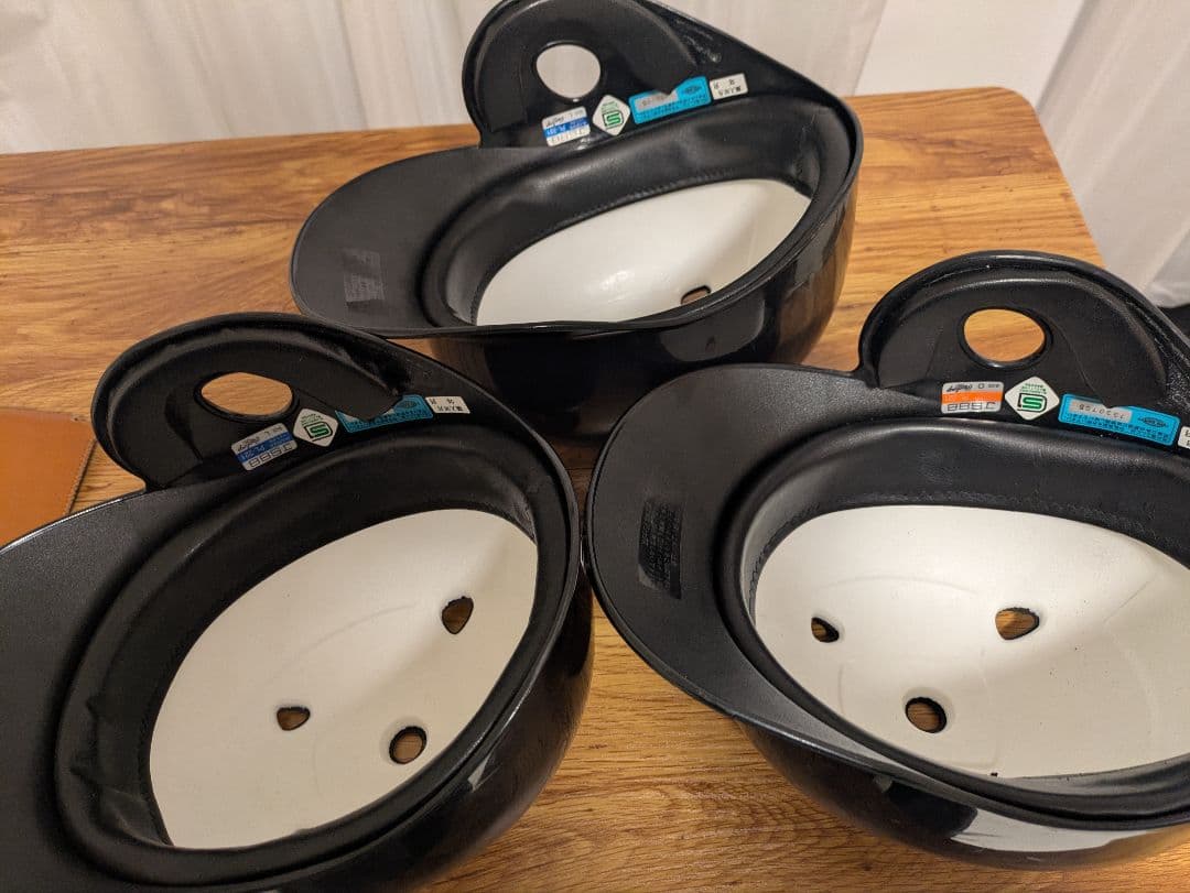 【美品】JSBB 野球ヘルメット 右打者用 3個セット　レアなローリングス