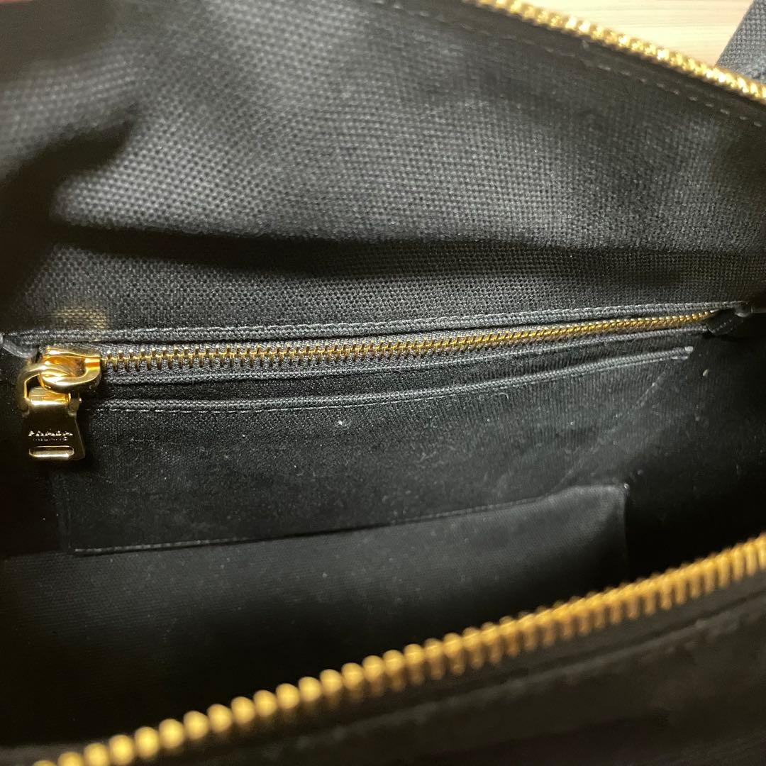 PRADA カナパ　カゴバッグ　ショルダーバッグ