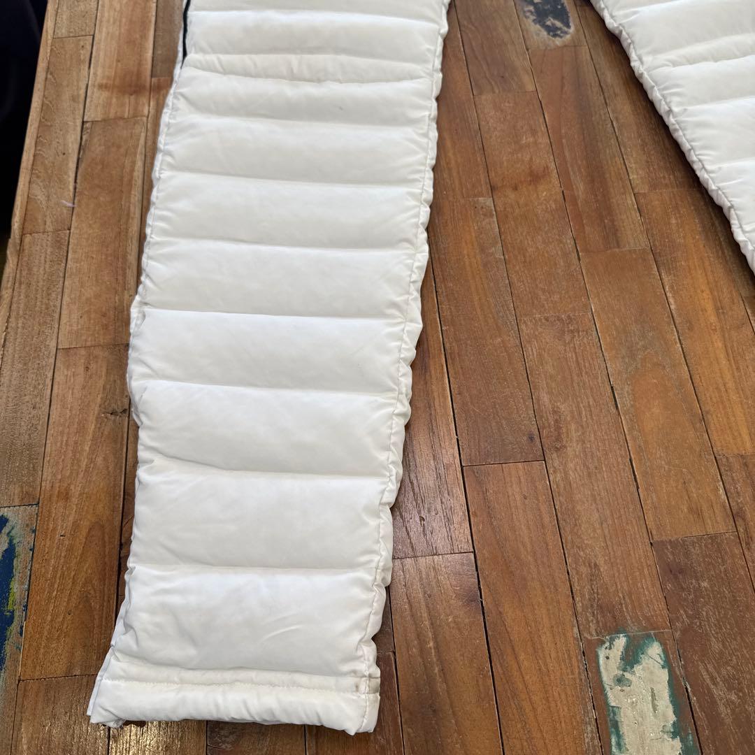 マークアンドロナ　MARK & LONA ホワイトキルティングパンツ　ダウン