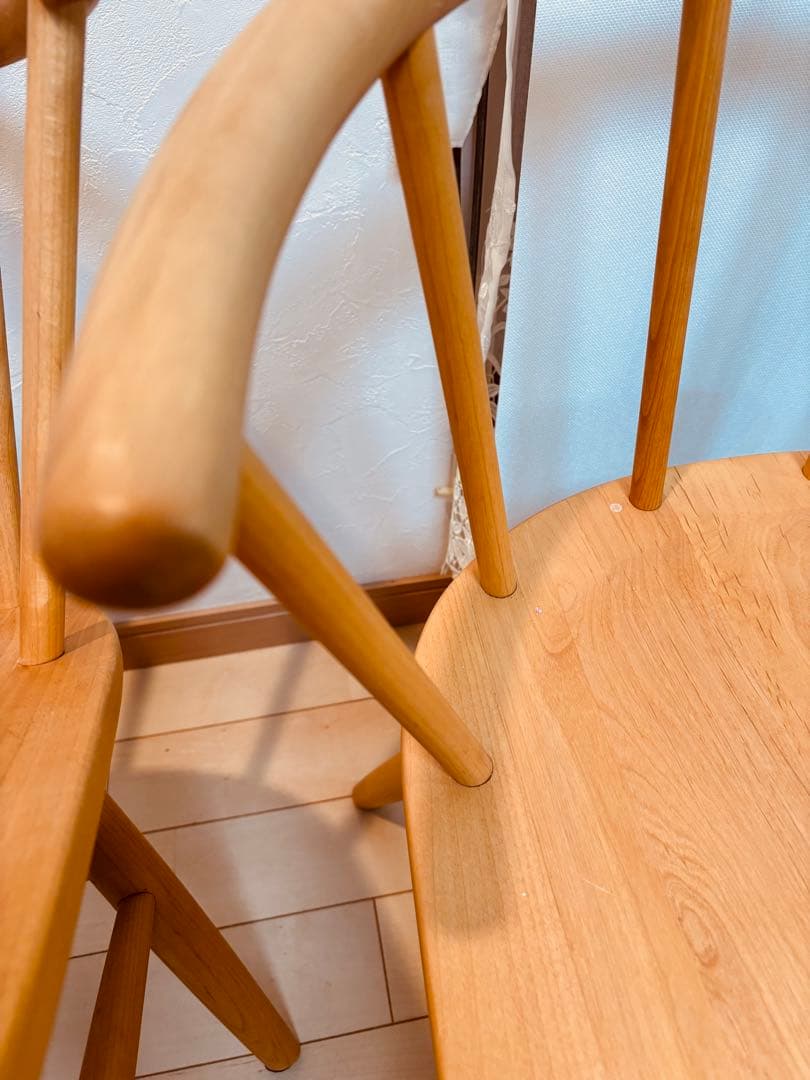 mukayukyo　 モモナチュラル　ダイニングチェア１脚　①