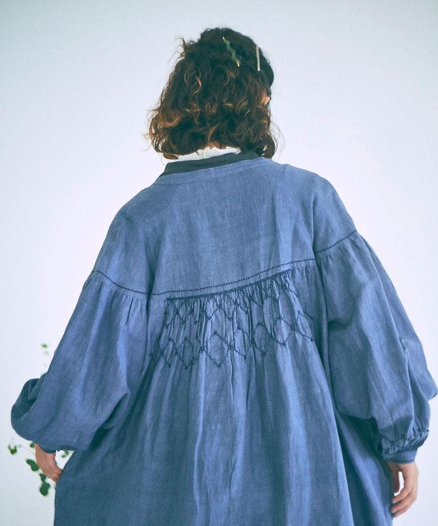 tumuguワンピース ツムグ 新品　27280円　ストッキングコットンリネン