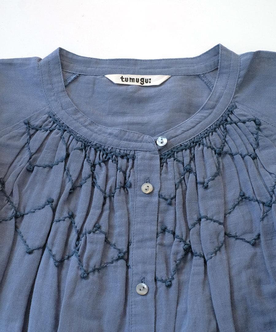 tumuguワンピース ツムグ 新品　27280円　ストッキングコットンリネン